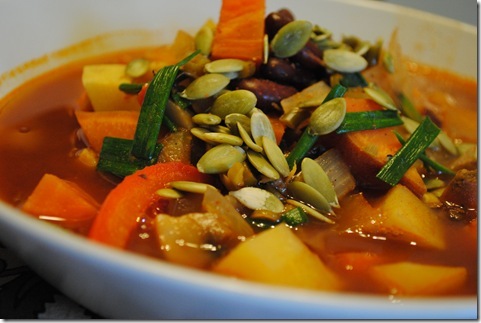 Braised Sweet Potato and Kidney Beans 027